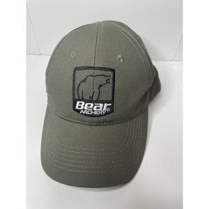 Bear Archery men's hat bear embroidery green w/ velcro adjustable strap